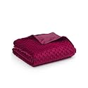 YnM Fuzzy Duvet Cover for Weighted Blankets (Red, 41''x60'')