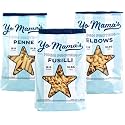 Yo Mama's Foods High Protein High Fiber 3 Variety Pasta (Fusilli, Penne and Elbow) | (3) 10.6 Ounce Bags. | Plant Based, Low Glycemic, and Gluten Free with Clean Ingredients