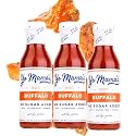 Yo Mama’s Foods Keto Hot Buffalo Dipping, Marinade & Wing Sauce - Pack of (3) - Low-Zero Carb, No Sugar Added, Whole30, Paleo, Gluten and Soy Free, and Low Calorie!