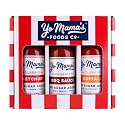 Yo Mama’s Foods Low Carb Condiments Gift Set | Includes (1) Buffalo Sauce, (1) Classic Ketchup, (1) BBQ Sauce | Keto-Paleo | All-Natural | Gluten-Free and Made from Fresh Ingredients