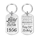 Yobent Birthday Gifts for Men Women Him, Happy Birthday Personalized Keychain, Men Gifts for Bday Unique