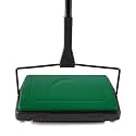 Yocada Carpet Sweeper Cleaner Manual Non-Electric Hand Push Green
