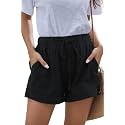 YOCUR Womens Casual Shorts,Lightweight Trendy Comfy Cute Drawstring Shorts