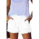 YOCUR Womens Casual Shorts,Lightweight Trendy Comfy Cute Drawstring Shorts