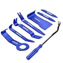 YOFOTHS Trim Removal Tool 8 PCS Plastic Auto Pry Tool Kit Door Panel Removal Tool Set for Automotive and Car Clips, Fasteners, Push Rivets, Molding, Dashboards, Interior Trim Tools