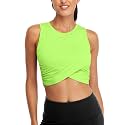 Yoga Crop Tops Dance Tops Fitted Workout