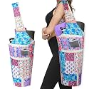 Yoga Mat Bag - Long Tote with Pockets - Holds More Yoga Accessories - Yoga Bag Fit Most Size Mats - Yoga Mat Carrier