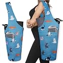 Yoga Mat Bag - Long Tote with Pockets - Holds More Yoga Accessories - Yoga Bag Fit Most Size Mats - Yoga Mat Carrier