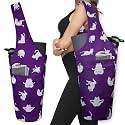 Yoga Mat Bag - Long Tote with Pockets - Holds More Yoga Accessories - Yoga Bag Fit Most Size Mats - Yoga Mat Carrier