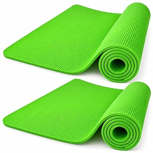 yoga mat for women amp men eva material 6mm anti-slip mat for workoutexercise mat for home gym  yoga mat-for gym-workout and yoga exercise 2 green