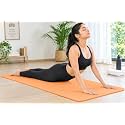 Yoga mat for Women &amp; Men EVA Material 6mm Anti-Slip Mat for Workout|Exercise Mat For Home Gym | Yoga Mat-For Gym-Workout and Yoga Exercise (1, orange)