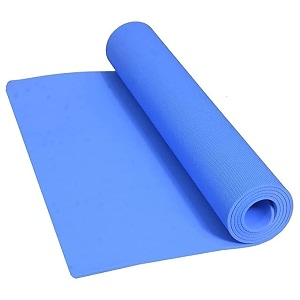 yoga mats for women and men nbr material with carrying strap extra thick exercise mats for workout yoga mat for women for workout yoga fitness exercise mat anti slip yoga mats 4mm blue