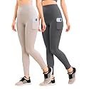 Yoga Pant for Womens High Wasit Tights with Side Pocket Slim Fit Gym wear Running Sports wear Leggings Stretchable Combo Pack of 2