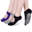 Yoga Socks Non Slip Skid Socks with Grips Pilates Ballet Barre Socks for Women