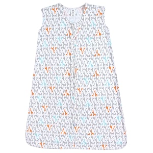 yoga sprout baby sleeveless jersey cotton sleeping bag sack blanket giraffe 6-12 months