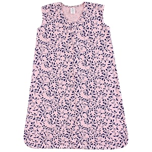 yoga sprout baby soft jersey safe wearable sleeping bag fresh floral 6-12 months