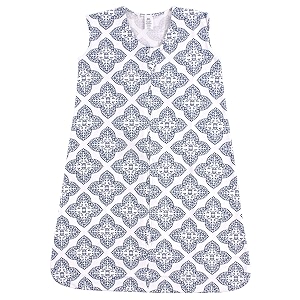 yoga sprout baby soft jersey safe wearable sleeping bag ornate clover 18-24 months