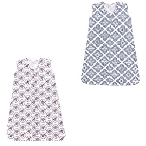 yoga sprout baby soft jersey safe wearable sleeping bag bloom and ornate clover 2 pack 18-24 months