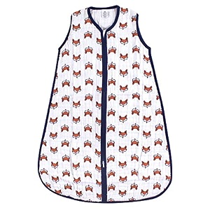 yoga sprout baby soft jersey safe wearable sleeping bag clever fox muslin 12-18 months