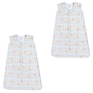 yoga sprout baby soft jersey safe wearable sleeping bag giraffe 2 pack 18-24 months
