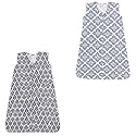 Yoga Sprout Baby Soft Jersey Safe Wearable Sleeping Bag, Damask and Ornate Clover, 12-18 Months