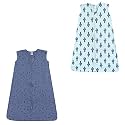 Yoga Sprout Baby Soft Jersey Safe Wearable Sleeping Bag, Cactus and Wild Woodland 2 Pack, 12-18 Months