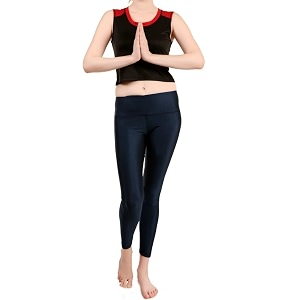 Yoga Track Pant Nylon Spandex NAVY BLUE