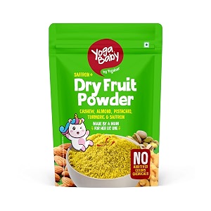 yogabar yogababy dry fruit powder healthy nut powders for infants kidseasy to slurp baby foods tasty powder for babies rich in magnesium iron calcium potassium 100g