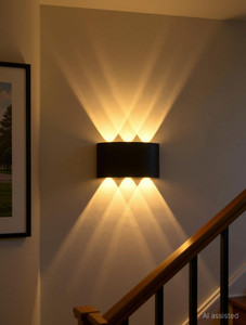 yogabaca led outdoor waterproof ip65 exterior interior wall step up down light fixture lamp post light outdoor lamp