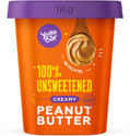Yogabar Unsweetened Creamy Peanut Butter (1000 g)
