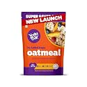 Yogabar No Added Sugar Oatmeal 1kg Pouch - with Alphonso Mango, Chia Seeds and Real Fruits & Berries - Whole Breakfast Oatmeal Cereal - Overnight Oats - with Rolled Oats