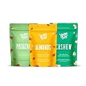 YogaBar Premium Dry Fruit Combo 200g each | Almonds Cashews Pistachios | 100% Natural, Crunchy | Rich in Fibre, Vitamin E, K, B6 | Healthy Snacks | Dry Fruit Gift Pack