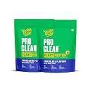 Yogabar Pro Clean Plant Protein | Chocolate Flavour with Monk Fruit | 25g Protein per Serving | Clean &amp; Natural Blend | 500g Pack of 2