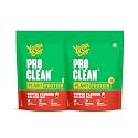 Yogabar Pro Clean Plant Protein | Coffee Flavour with Monk Fruit | 25g Protein per Serving | Clean &amp; Natural Blend | 500g Pack of 2