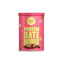 Yogabar Protein Date Minis – 22g Protein, No Refined Sugar, Dates &amp; Nuts Snack – 200g Pack (10 x 20g)
