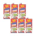 Yogabar Unsweetened Almond Drink 6L (6 x 1L) | Lactose-Free | No Added Sugar | Gluten-Free | Preservative-Free | Barista Approved