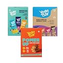 Yogabar Variety Combo Pack, 21 Bars | Power Up 20g Protein Bar x 5 | Breakfast Bars x 6 | Energy Bars x 10 | Ideal for Pre &amp; Post Workout, Protein Snack, Keto Diet, Daily Protein