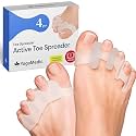 YOGAMEDIC Bunion Corrector Silicone Toe Separators For Fast Pain Relief - Orthopedic Bunion Spacers Spreader