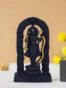 yogi 3d ram lalla ayodhya idol statue showpiece murti for home decor decoration decorative showpiece  -  7 cm