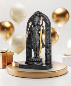 yogi ram lalla idol ayodhya murti resin shree ram lalla statue decorative showpiece  -  8 cm
