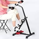 Strength Fitness Master Gym Mini Exercise Bike Portable Home Pedal Exerciser Home Gym Fitness Leg Arm Cardio Training For Pregnant Women, Elderly, Disabled, Men, Physio Bike,Black