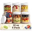 Yogurt Containers with Lid, Overnight Oats Container, Parfait Cups with Lid