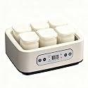 Yogurt Machine, Probiotic Yogurt Maker, Smart Control, with 6 Glass Jars, Safe and Durable, Easy to Clean, Suitable for Family Use