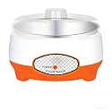 Yogurt Maker, Greek Yogurt Maker Machine, 15W Automatic Yogurt Maker with Stainless Steel Inner Pot, Cheese Maker, Household Fruit Wine Maker, Durable DIY Breakfast, Home Use (Oranger)