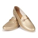 YOHO Bliss Comfortable Slip On Formal Buckle Loafer for Women | Stylish Fashion Moccasins Range | Cushioned Footbed Finish | Flexible and Office Wear Shoe