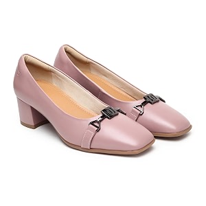 yoho bliss heel 001 slip-on loafers for women  comfortable amp stylish block heeled  fashion moccasins with footpharma footbed  perfect for casual formal shoe