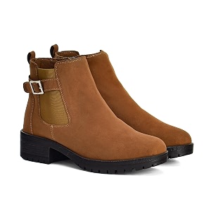 yoho chelsea boot suede for women  bold stylish strap elegance attractive  premium  fur lining  stylish casual shoescomfortable fit
