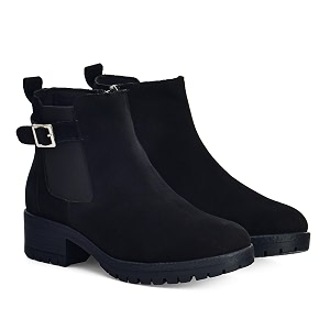 yoho chelsea boot suede for women  bold stylish strap elegance attractive  premium  fur lining  stylish casual shoescomfortable fit