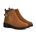 YOHO Chelsea Boot Suede for Women | Bold stylish strap| Elegance| attractive | premium | Fur Lining | Stylish Casual Shoes|Comfortable Fit