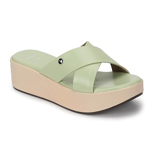 YOHO Comfortable Wedges For Women Latex
